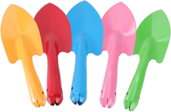 Tuin Tool 5Pcs Planten Aarde Ijzer Verplanten Huis Tuin Losse Kleurrijke Gereedschap Voor Binnenplaats Tuinieren