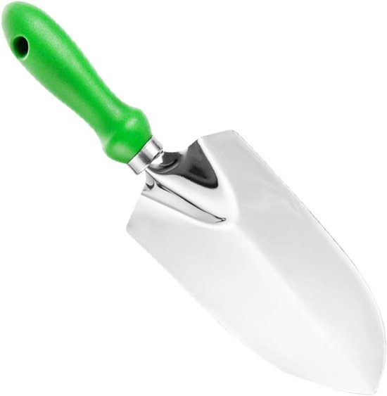 Tuinschep met ergonomische handgreep en sterke hardheid voor verplanten en tuinieren in bloembedden of bloembakken