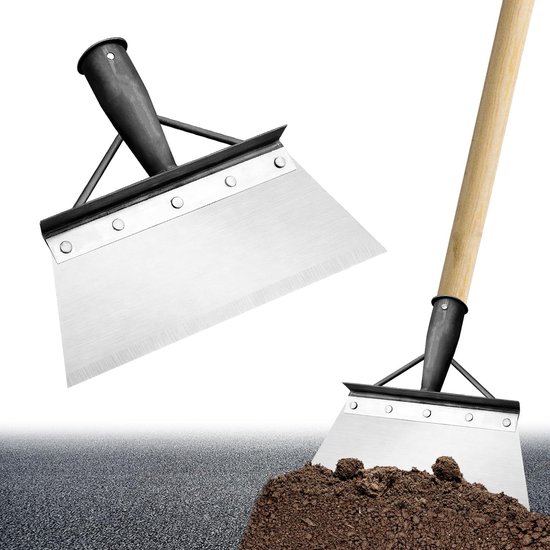 tuinschep, reinigingsschep, 23 cm, stootschaar, mangaanstaal