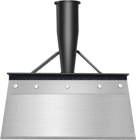 Tuinschep reinigingsschep, onkruidverwijderaar gereedschap, tuinspatel plantschep, tuingereedschap Garden Scraper onkruid wieden voor gazon outdoor (28cm zonder houten handvat)