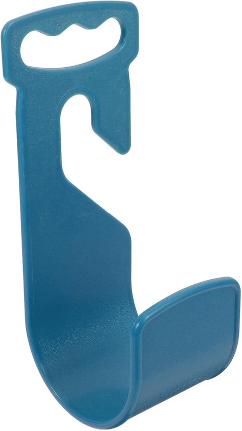 Tuinslanghouder Met Handgreep Waterdichte Tuinslang Hanger Verstelbare Wandmontage Compact Elegante Lichtblauwe Kleur Voor Tuin Patio Voor Organisatie Opslag