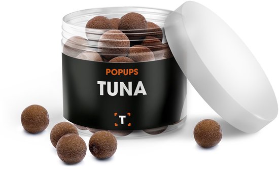 Tuna Pop-ups Bruin | Pop up Boilies | Pop Ups Karper | Pop Ups Vissen| Boilie Popups| Karper Aas | Karper Vissen | Karper Voer | Karpervissen