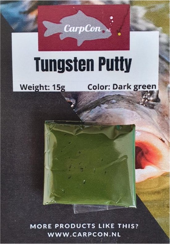 Tungsten Putty - Green - 15 gram - Kneedlood van T