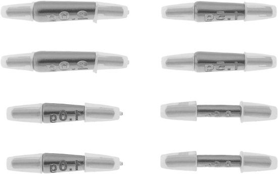 Tungsten Sinkers - vissen sinker gewichten voor bass snoek zoutwater zoetwater - 8 stuks van Merkloos