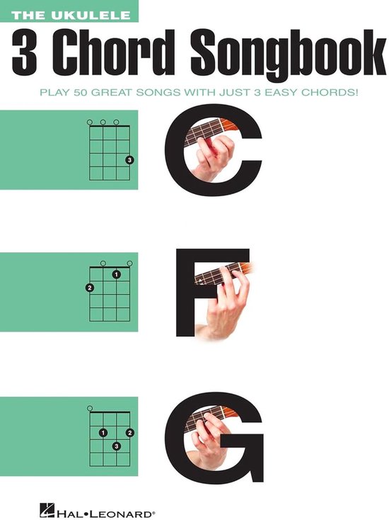 Ukulele Akkoordenboek: Speel 50 Geweldige Nummers met Slechts 3 Eenvoudige Akkoorden van Merkloos