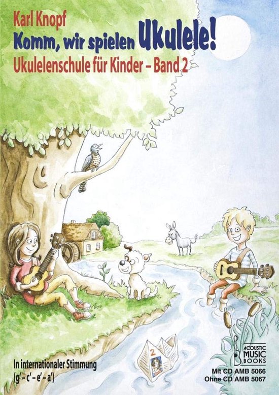 Ukulele Lesboek - Muziekcursus Kinderen - Samen Spelen - Internationale Stemming - 20 x 30 cm van Merkloos