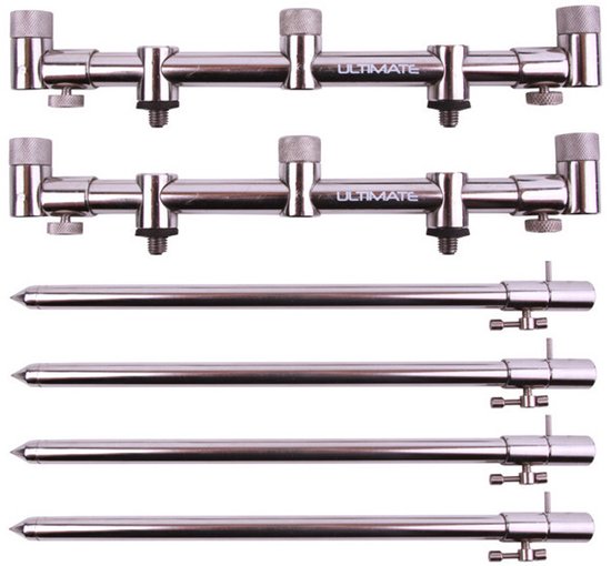 Ultimate Adjustable Stainless Steel 3 Rod Goalpost Kit - Bankstick