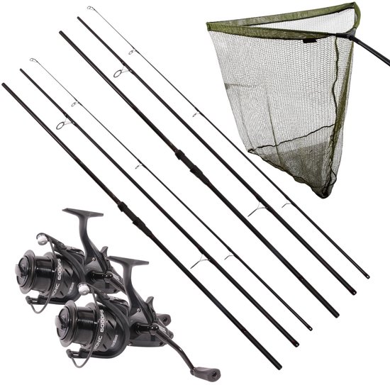 Ultimate Adventure Carp II Kit 12ft 2.75lb (3-Delige Hengels) - Karper Set