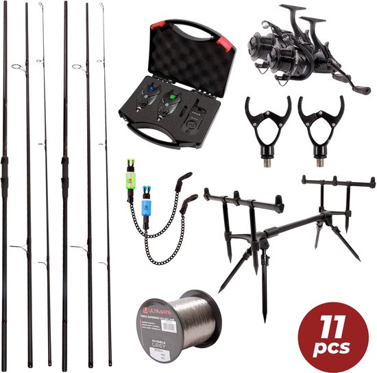 Ultimate Adventure Carp Set 12ft - Karper Set van Merkloos