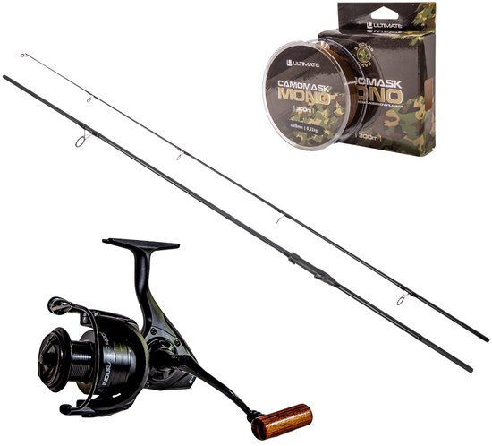 Ultimate Adventure Carp Stalker Combo 1.80m (3lb) - Karper Set van Merkloos