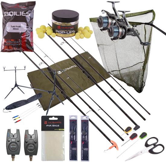Ultimate Adventure Mega Carp Set - Karper Set van Merkloos