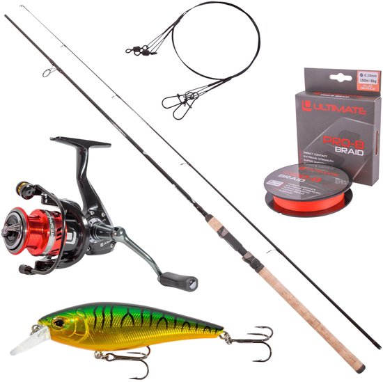 Ultimate Allround Spin Set 2.70m (10-40g) - Roofvis set van Merkloos
