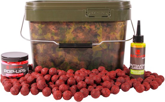 Ultimate Baits Bucket Deal - Squid/Fish - Boilies van Merkloos