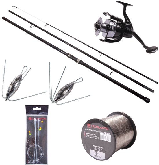Ultimate Beach Stalker Set 4.20m (100-250g) - Zeevis Set van Merkloos