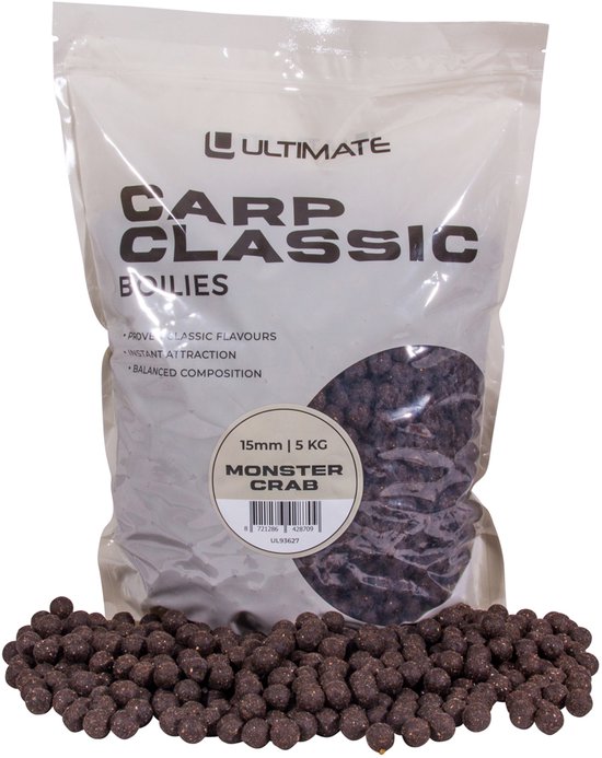 Ultimate Carp Classic Boilies 15mm 5kg - Monstercrab - Boilies