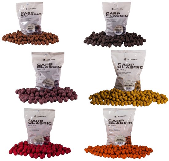 Ultimate Carp Classic Boilies Try-Out Pack (6kg) (6 Smaken!) - Boilies
