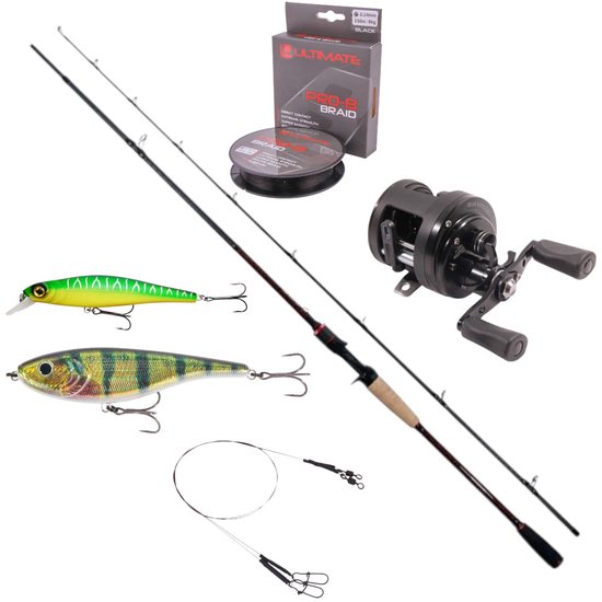 Ultimate Chikara Cast & Jerk Set 2,20m (50-150g) - Roofvis Set van Ultimate