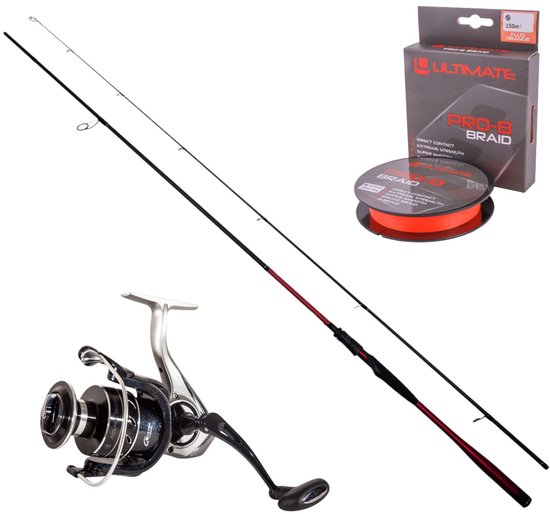 Ultimate Chikara Jig Hengelset 2.70m (7-28g) - Roofvis Set van Merkloos