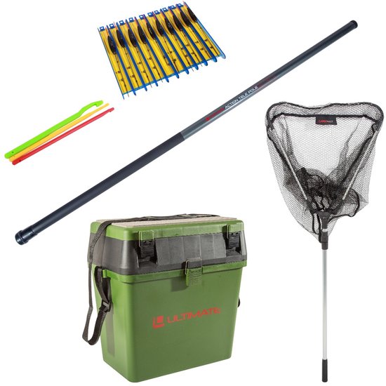 Ultimate Coarse Fishing Seatbox Set - Witvis Set van Merkloos