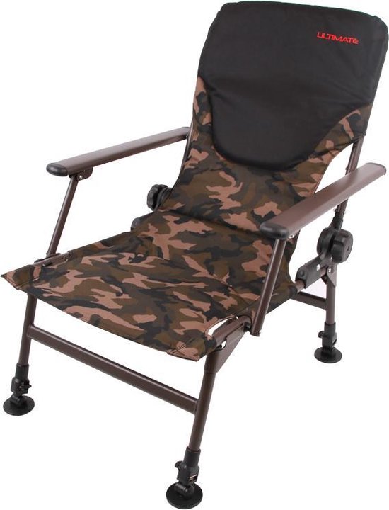 Ultimate COM4 Recliner Comfort Chair Camo Karperstoel - Karperstoel van Merkloos