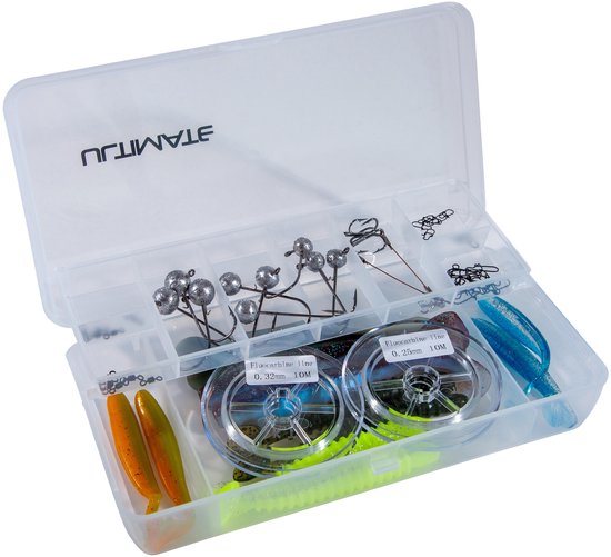 Ultimate Complete Shad & Jighead Box - Shad van Merkloos