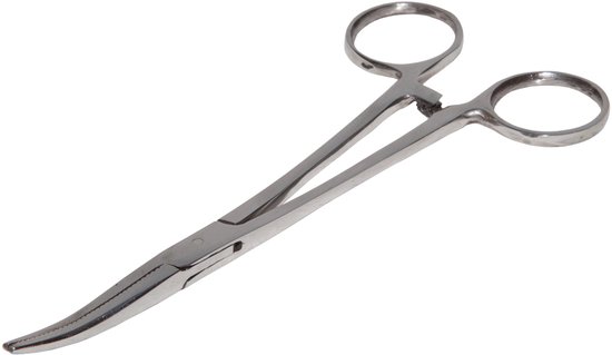 Ultimate Curved Forceps 25cm / 10'' - Onthaaktang van Merkloos