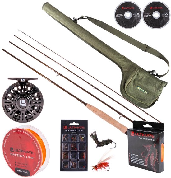 Ultimate Drifter Fly Combo Vliegvis Set - Vliegvis Set van Merkloos