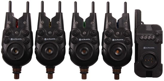 Ultimate Elite Bite Alarm Beetmelder Set 4+1 - Beetmelder van Merkloos