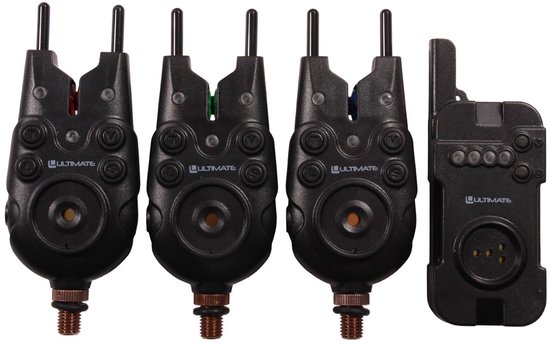 Ultimate Elite Bite Alarm Set 3+1 - Beetmelder van Merkloos