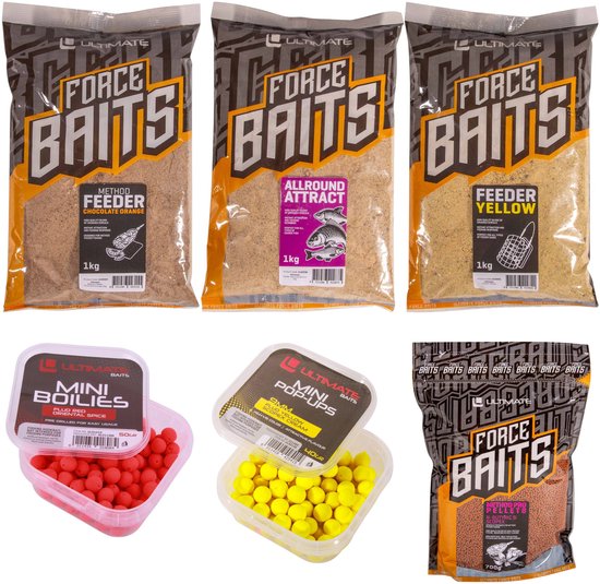 Ultimate Feeder Baits Pack - Lokvoer van Merkloos