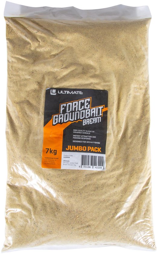 Ultimate Force Baits Lokvoer Bream Attract (7kg) - Lokvoer van Merkloos