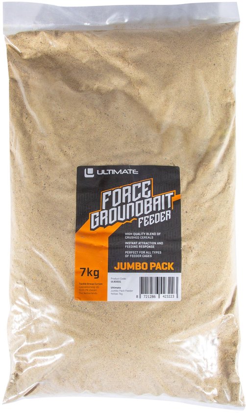Ultimate Force Baits Lokvoer Feeder Yellow (7kg) - Lokvoer van Merkloos