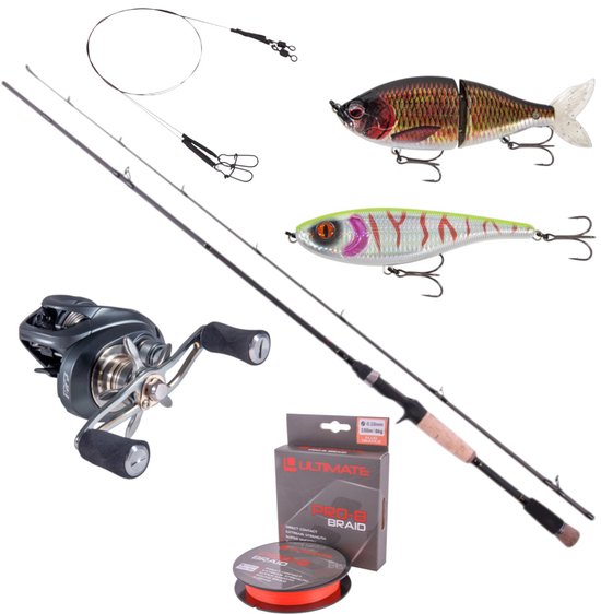 Ultimate Heavy Cast & Jerk Baitcasting Set 2.10m (60-150g) - Roofvis Set