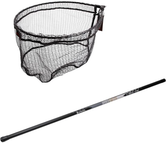 Ultimate Hyper Finesse Handle 2,00m Tele + Ultimate Coarse Fishing Net 50x40cm - Schepnet