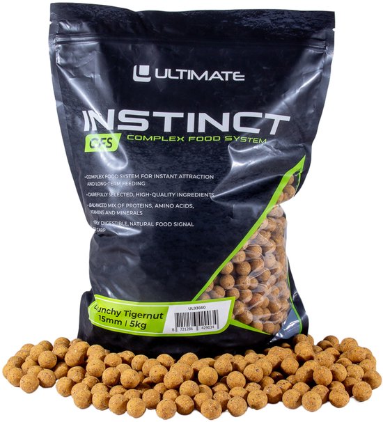 Ultimate Instinct CFS Boilies 15mm 5kg - Crunchy Tigernut - Boilies