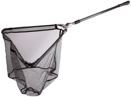 Ultimate Landingnet Rubber 50x50cm (70-120cm - Schepnet van Merkloos
