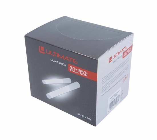 Ultimate Light Stick Bulk Box (50 x 2pcs) - Vismateriaal van Merkloos