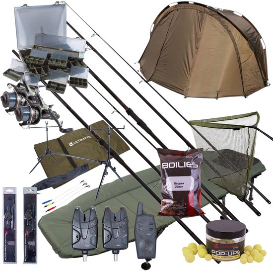 Ultimate Mega Complete Carp Night Fishing Set - Karper Set van Merkloos