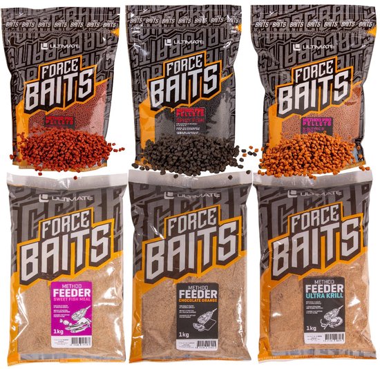Ultimate Method Feeder Pellet & Groundbait Pack - Lokvoer van Merkloos