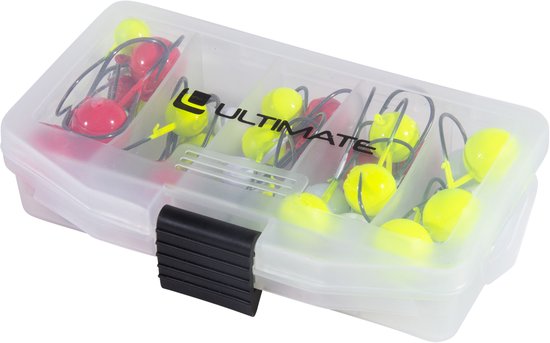 Ultimate Multicolor Zinc Jighead Box Loodvrij (3.5-14g) (45pcs) - Loodkop van Merkloos