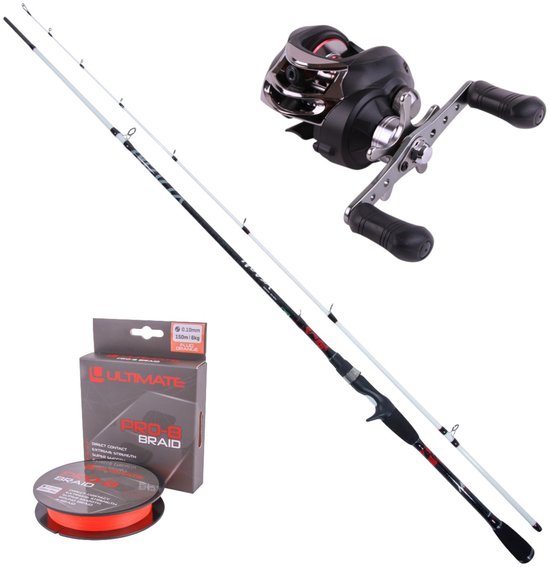 Ultimate Novix Cast Combo 2.00m (10-30g) - Baitcaster hengel van Novix