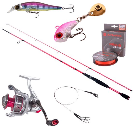 Ultimate Princess Spin Set 2.40m (10-30g) - Roofvis set van Merkloos