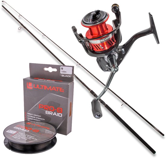Ultimate Reaper Deadbait Spin Set 2,70m - Roofvis Set van Merkloos