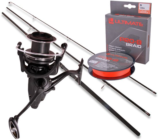 Ultimate Reaper Static Deadbait Set 3.60m (3lbs) (3-Delige Hengel) - Roofvis Set van Merkloos
