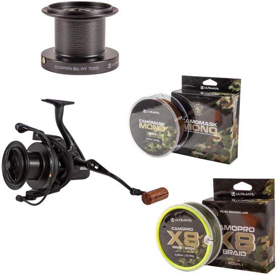 Ultimate Scorpion Big Pit Molen 10000 Duo Spoel Set - Karper Set van Merkloos