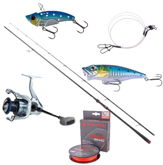 Ultimate Seabass Slayer Set 300cm (12-44g) - Zeevis Set van Merkloos