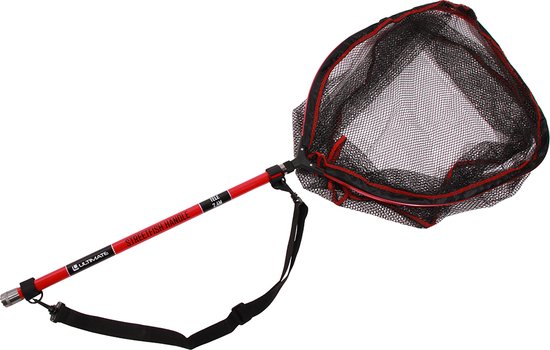 Ultimate Streetfishing Landingsnet + Telescopische Steel 2.40m | Schepnet van Ultimate