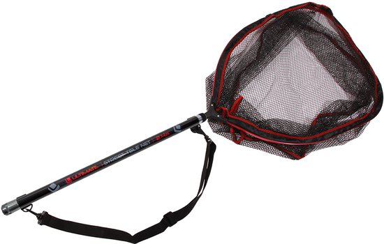Ultimate Streetfishing Landingsnet + Telescopische Steel 2.40m - Schepnet van Merkloos