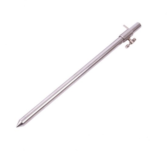 Ultimate T-Screw Stainless Steel Bankstick 75-120cm - Bankstick van Merkloos