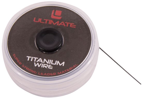 Ultimate titanium wire 40lb 5m - Roofvis Onderlijnmateriaal van Merkloos